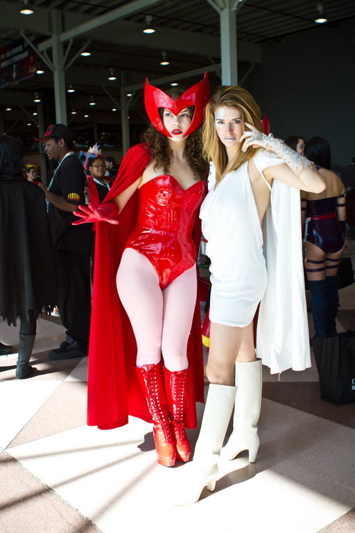 Cosplay sensual en el Festival de Animación en Nueva York
