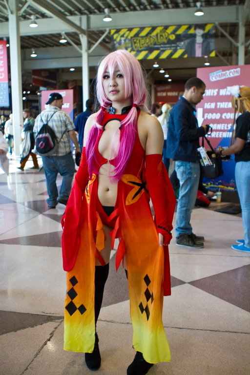 Cosplay sensual en el Festival de Animación en Nueva York