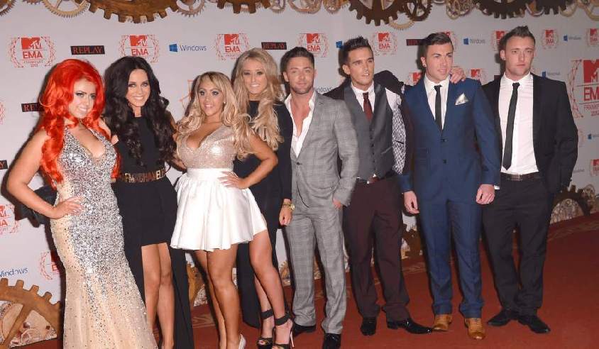 Giordie Shore Los integrantes del programa de televisión Geordie Shore.