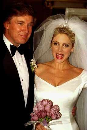 Donald Trump y Marla Maples 唐纳德·特朗普与玛拉·梅普勒斯