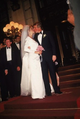 Donald Trump y Marla Maples 唐纳德·特朗普与玛拉·梅普勒斯