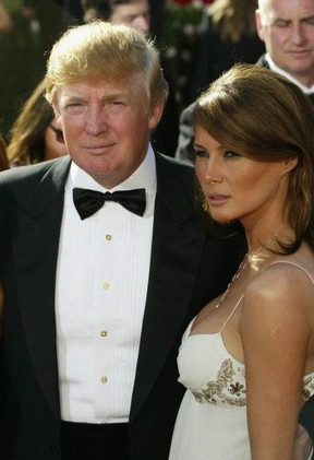 Donald Trump y Melania Knauss 唐纳德·特朗普与梅拉尼亚·诺斯