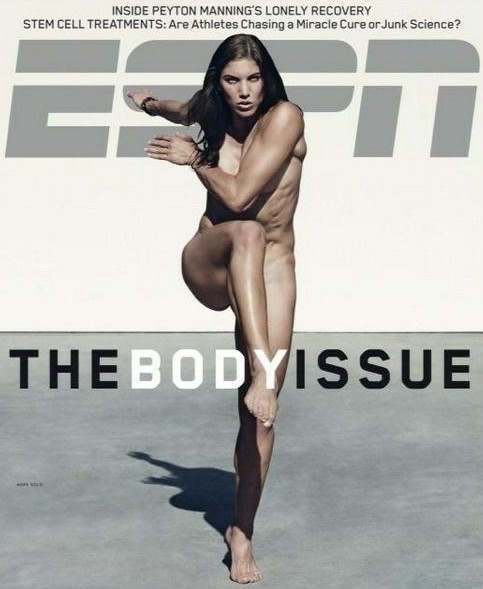 Hope Solo, la portera del fútbol estadounidense presenta las fotos desnudas sexys
