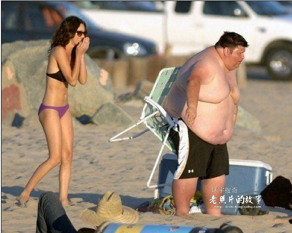 La tragedia de un hombre gordo.....