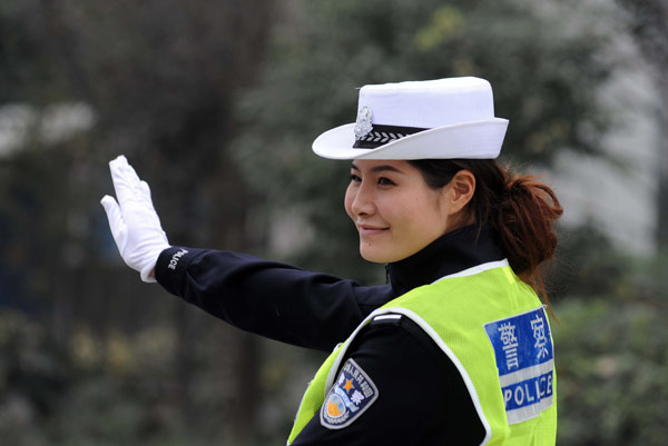 Mujeres policías guapas de diferentes países:China