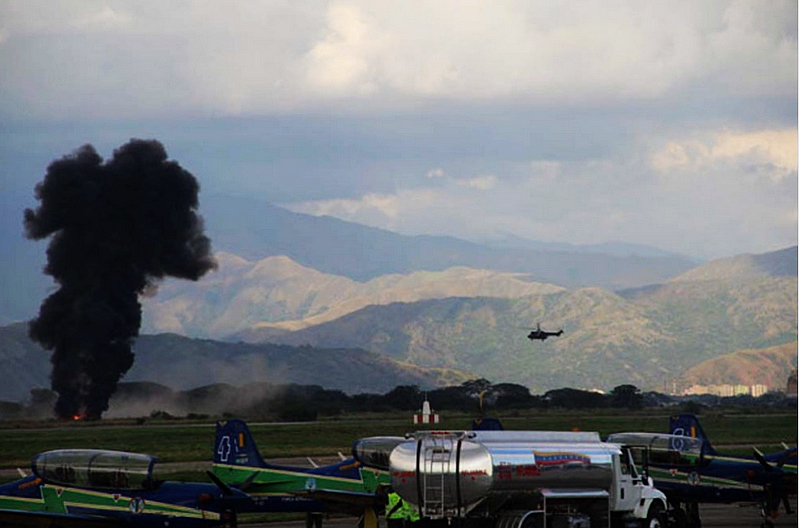 Avión K8 fabricado en China se estrelló durante la exhibición en Base Aérea Libertador en Venezuela