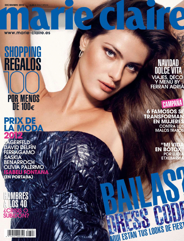 Supermodelo brasileña Isabeli Fontana posa desnuda para la revista