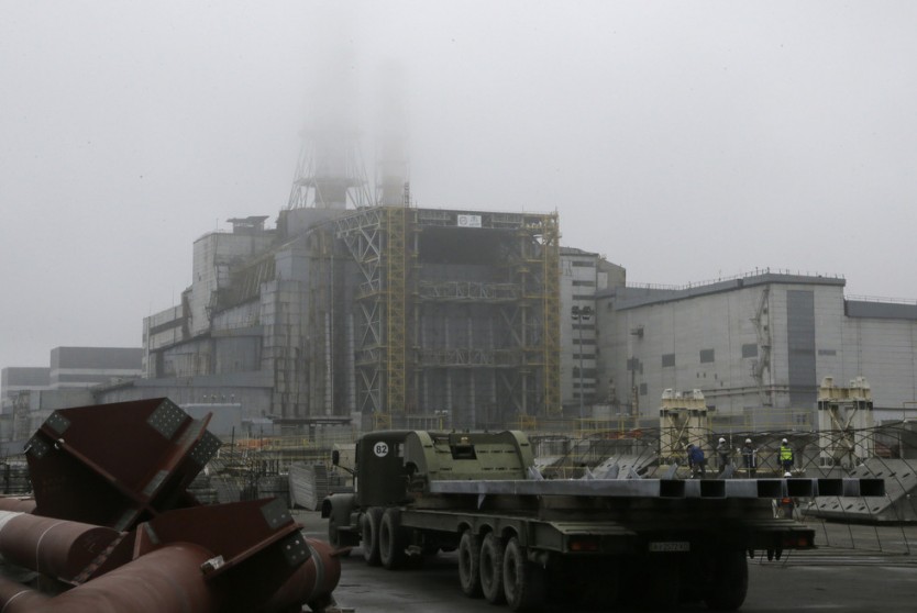 El día 27 de noviembre de 2012, el central nuclear de Chernóbil, los reacdores dañados. 当地时间2012年11月27日，乌克兰切尔诺贝利核电站，损毁的反应堆。