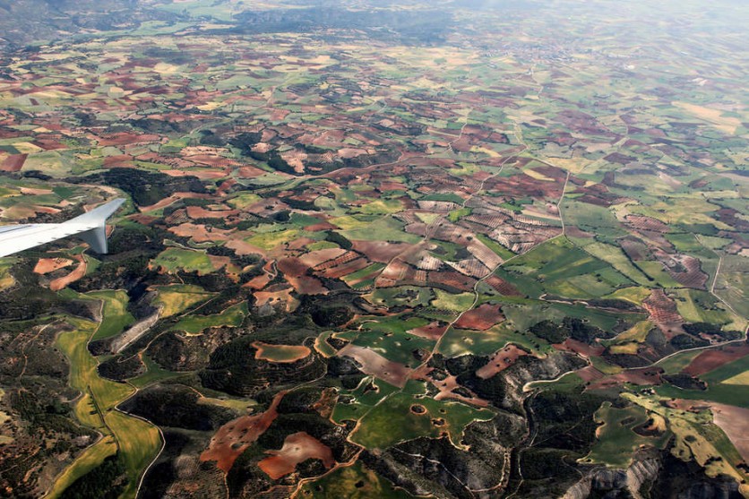 Los paisajes impresionantes mirados desde avión