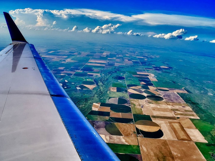 Los paisajes impresionantes mirados desde avión