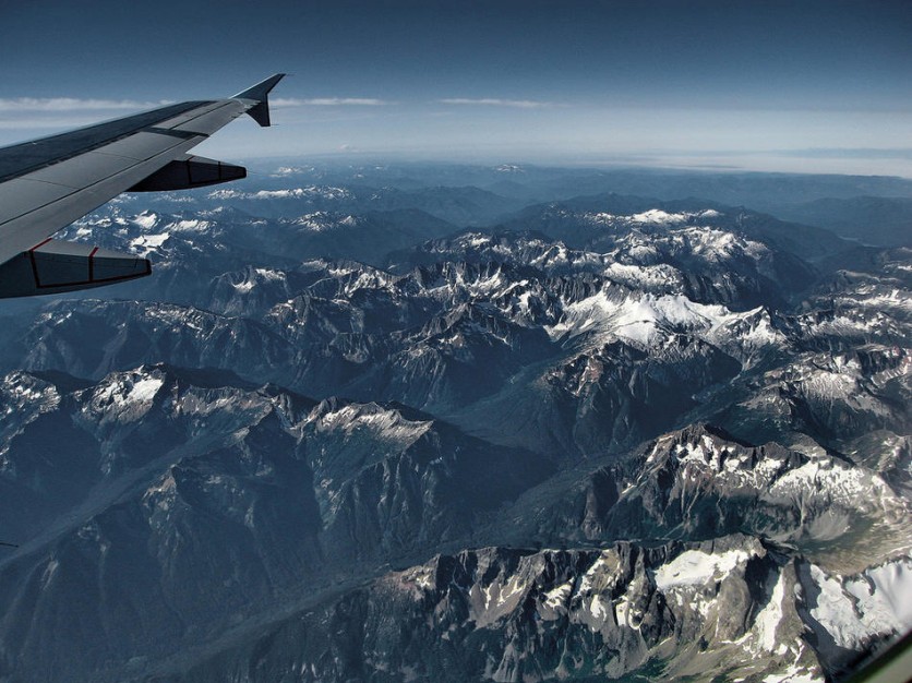 Los paisajes impresionantes mirados desde avión