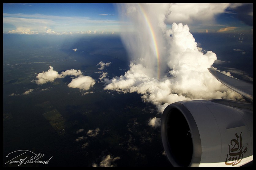 Los paisajes impresionantes mirados desde avión