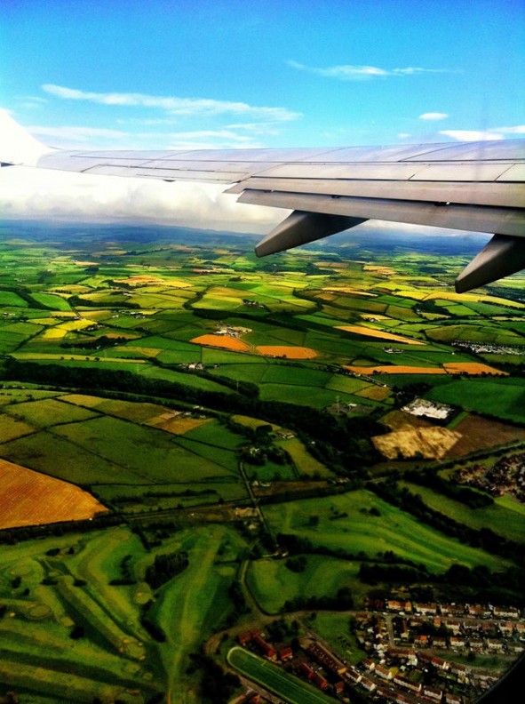 Los paisajes impresionantes mirados desde avión