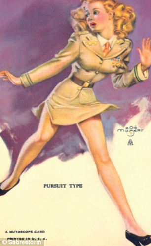 Carteles clásicos de las mujeres bellas en la Segunda Guerra Mundial
