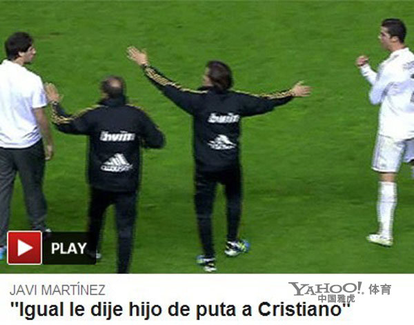 Los gestos insultos en deportes