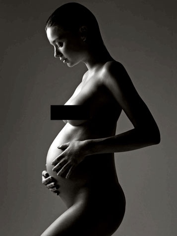 Sexys fotos de las famosas estrellas cuando están embarazadas