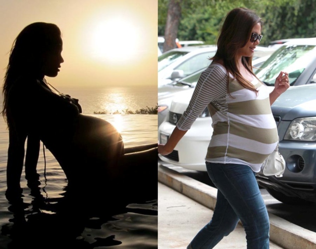 Sexys fotos de las famosas estrellas cuando están embarazadas