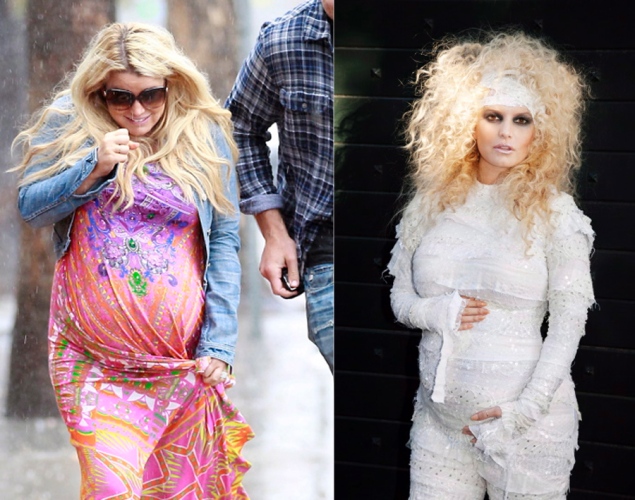 Sexys fotos de las famosas estrellas cuando están embarazadas