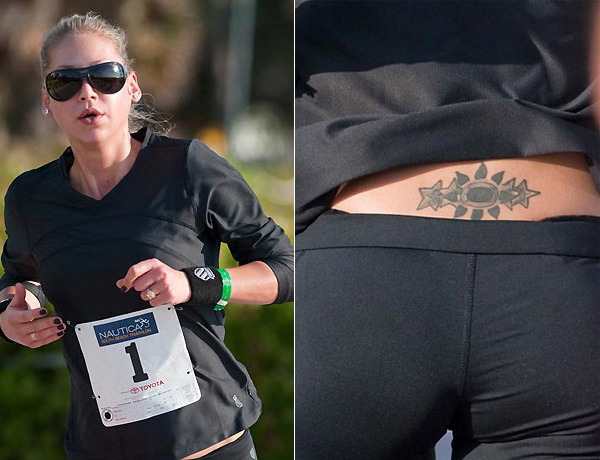 Tatuajes sexys en la parte privada de las mujeres en deportes