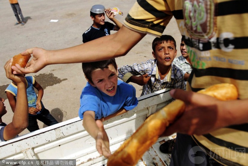 El día 31 de agosto de 2012 en Siria, los refugiados intentaron a entrar en Turquía.