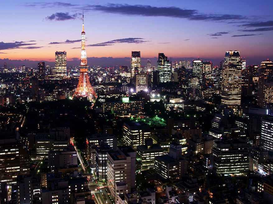 Brillantes paisajes nocturnos de Japón 21