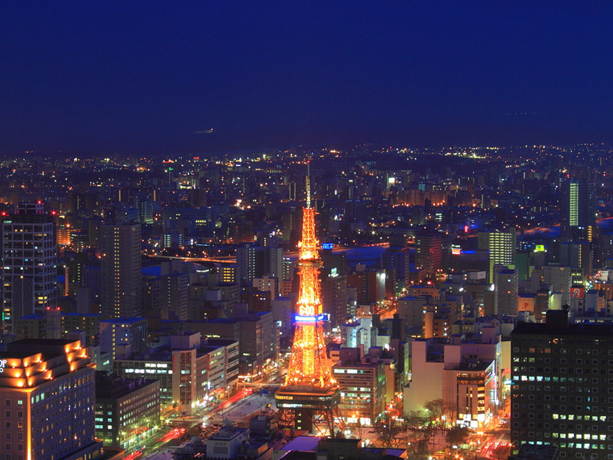 Brillantes paisajes nocturnos de Japón 176