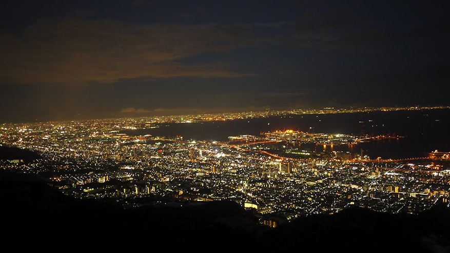 Brillantes paisajes nocturnos de Japón 3