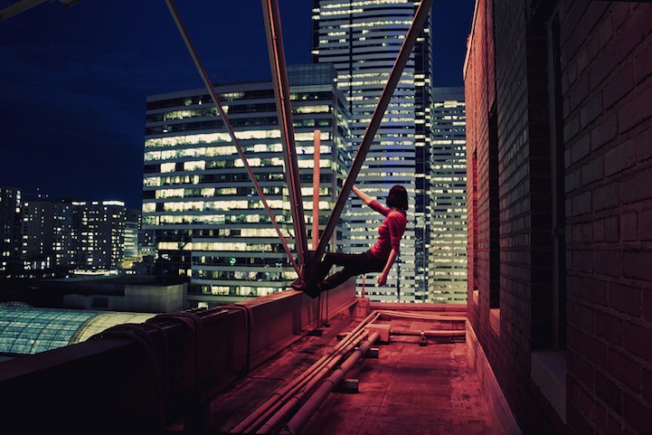 Las espléndidas vistas nocturnas desde el borde de la ciudad 11