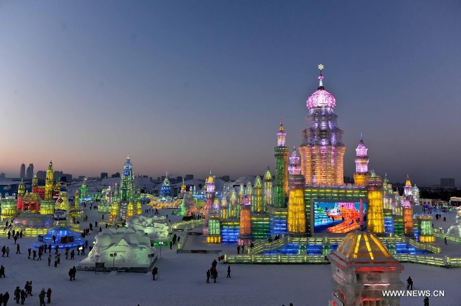 Arranca el Festival Internacional de Hielo y Nieve en Harbin de China 6