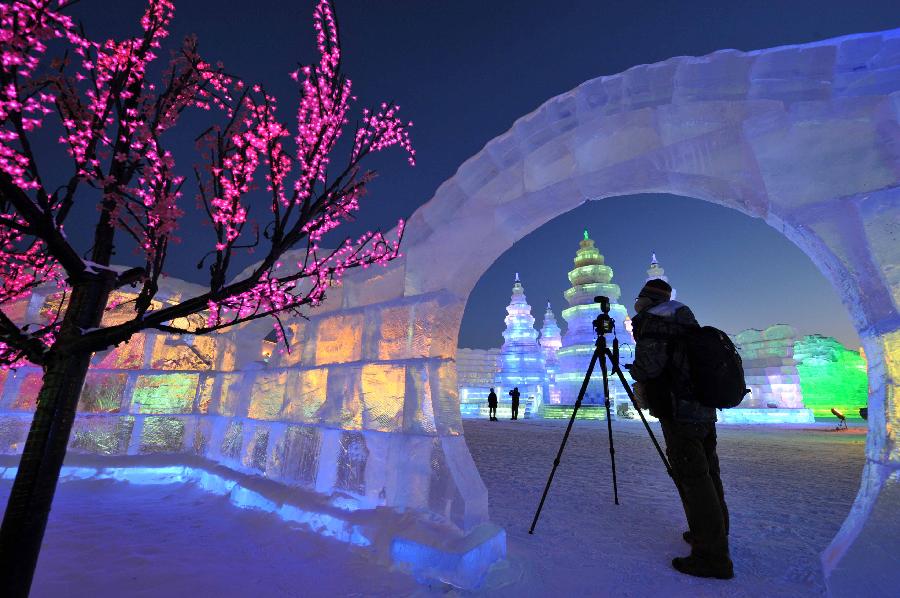 Arranca el Festival Internacional de Hielo y Nieve en Harbin de China 13