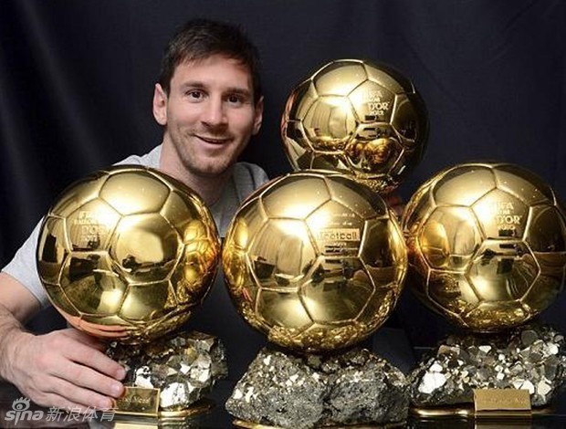 Messi Y Sus Cuatro Balones De Oro_Spanish.china.org.cn_中国最权威的西班牙语新闻网站