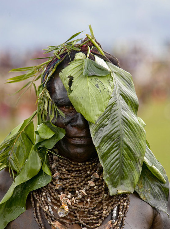 La tribu en Papua Nueva Guinea