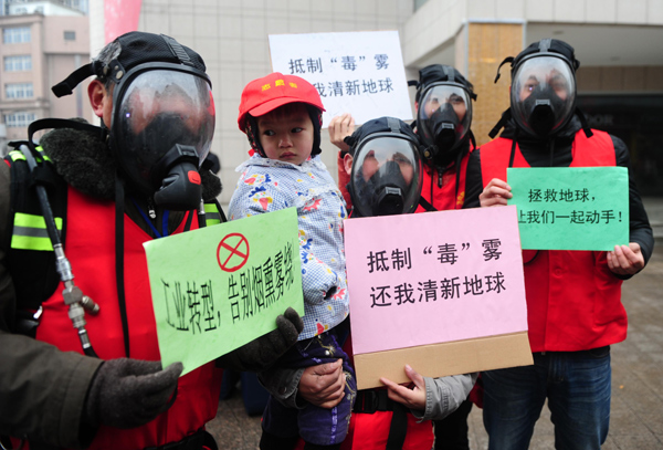 contaminación, Shanghai, China, sociedad, medio ambiental 