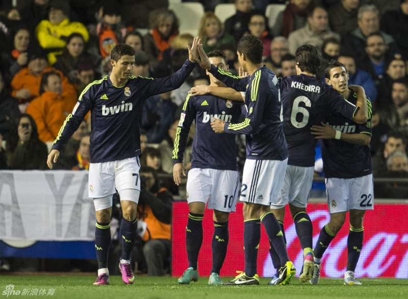 Tormenta de goles del Real Madrid cae en la casa del Valencia 16