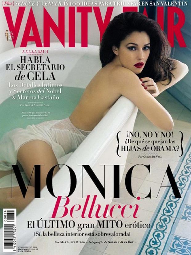 Monica Bellucci posa sensualmente para Vanity Fair