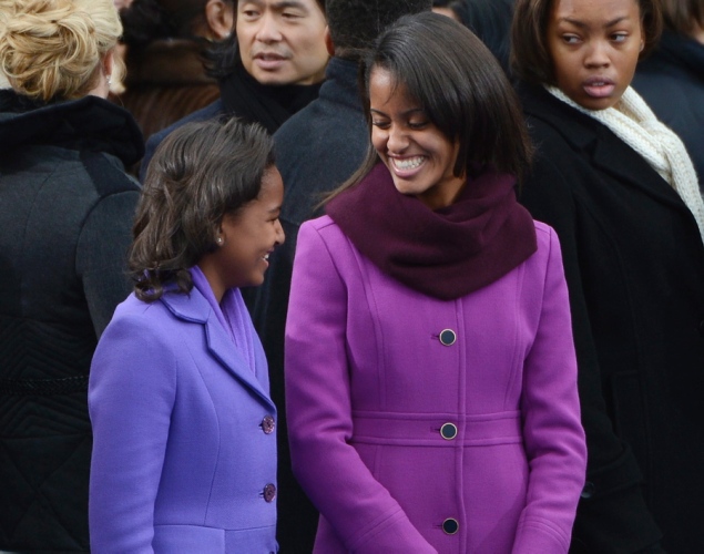 Récord Del Crecimiento De Malia Ann Y Sasha En La Casa Blanca Dos Hijas De Barack Obama Spanish