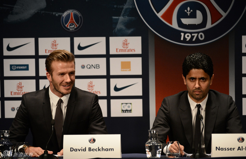 David Beckham,nuevo jugador del París Saint-Germain 2