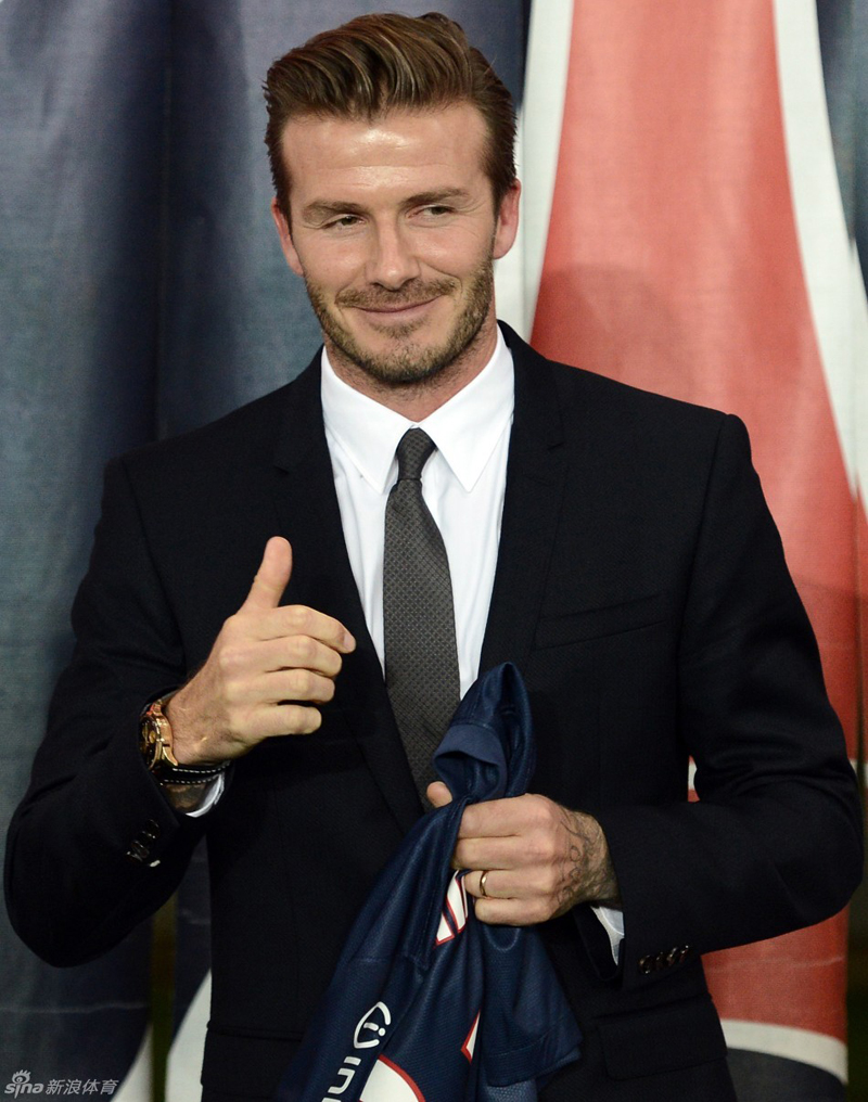 David Beckham,nuevo jugador del París Saint-Germain 6