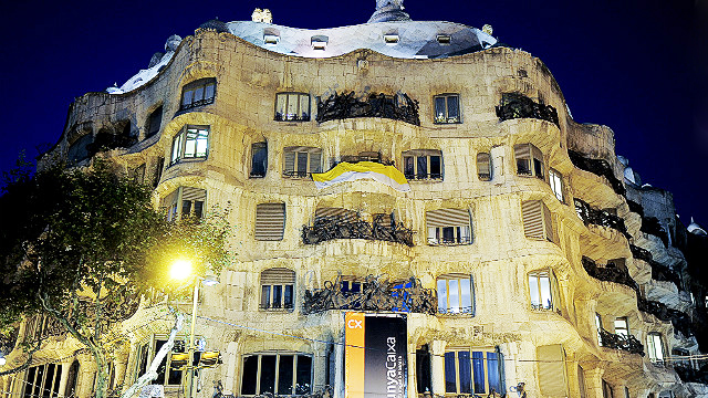 Casa de Milá, Barcelona, España