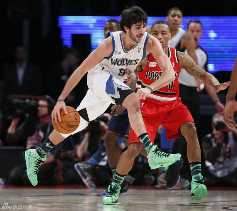 El show de Ricky Rubio en All Star game 9