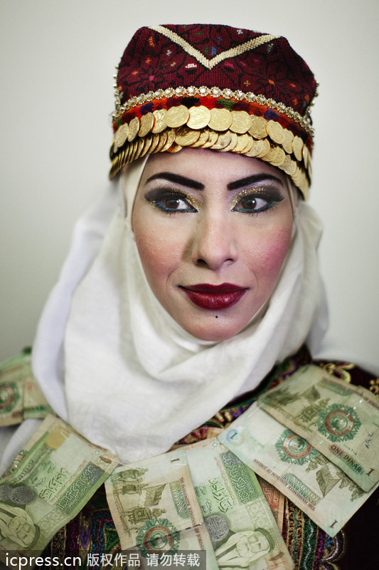 Vestido de novia de Palestina