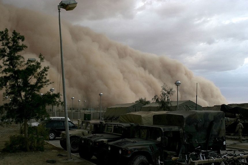 Tormenta de arena de Haab