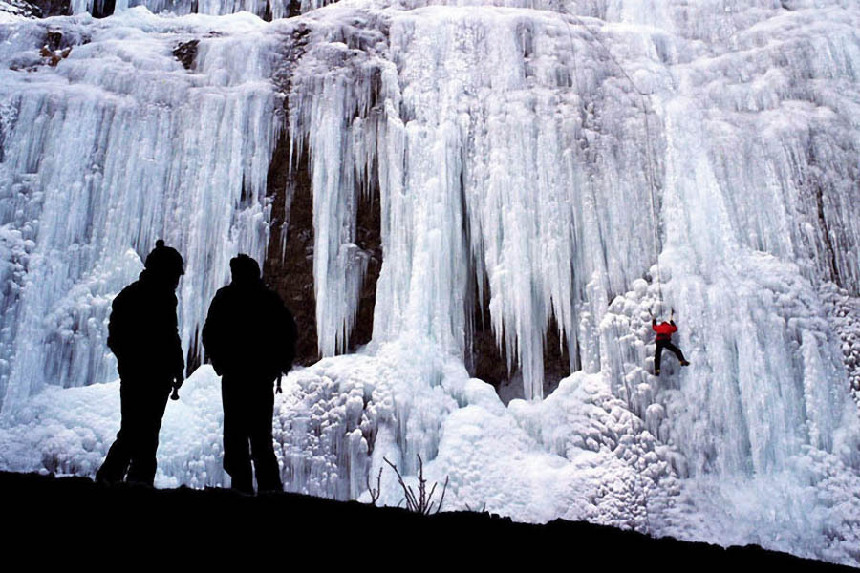 Las cataratas de hielo más espectaculares