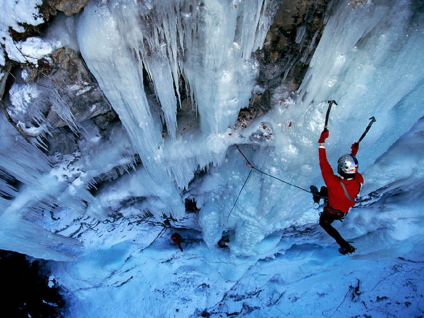 Las cataratas de hielo más espectaculares