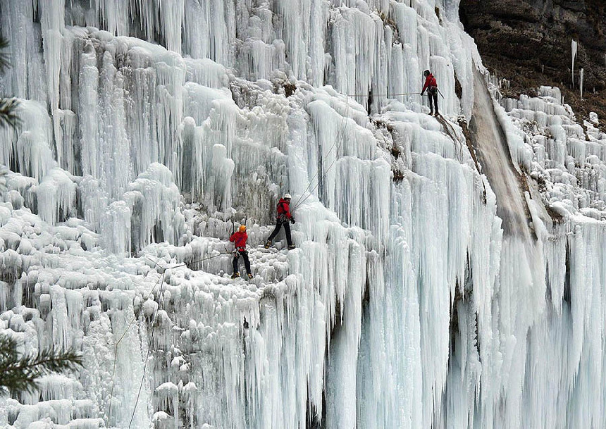 Las cataratas de hielo más espectaculares