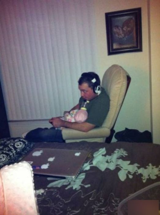 Papás con talento y bebés graciosos 15