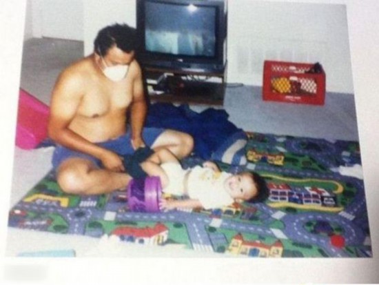 Papás con talento y bebés graciosos 33