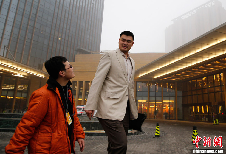 El famoso jugador de baloncesto, Yao Ming