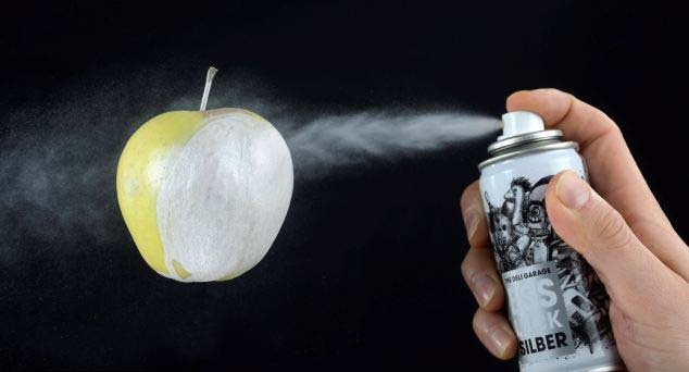 La pintura aerosol comestible transforma la comida en una fiesta de colores 8