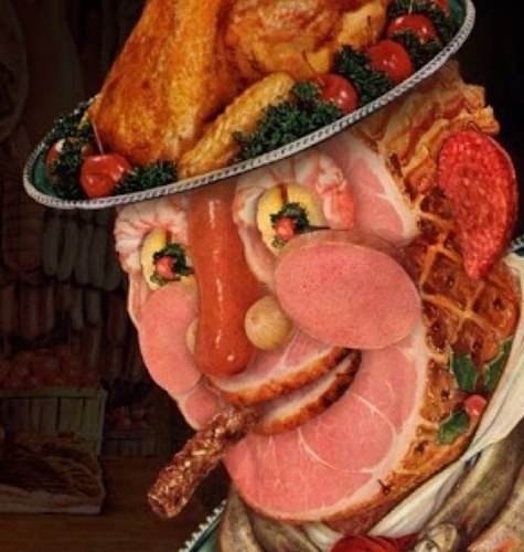 Fotos divertidas:Diez caras hechas con comida